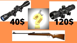 what scope to use on a pellet gun, springer, or pcp