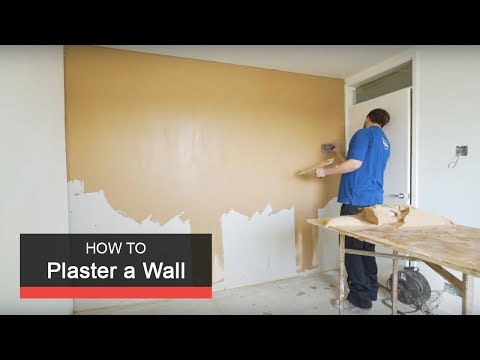 How to plaster a wall with Wickes