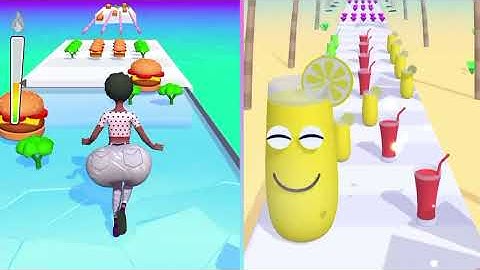 Twerk Race vs Juice Run 🍑🔥 Ultimate Funny & Satisfying Mobile Gameplay | Viral Challenge