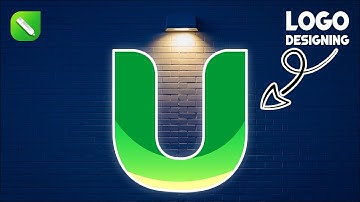 The Modern U Letter Logo Design - CorelDraw Tutorials For Beginners