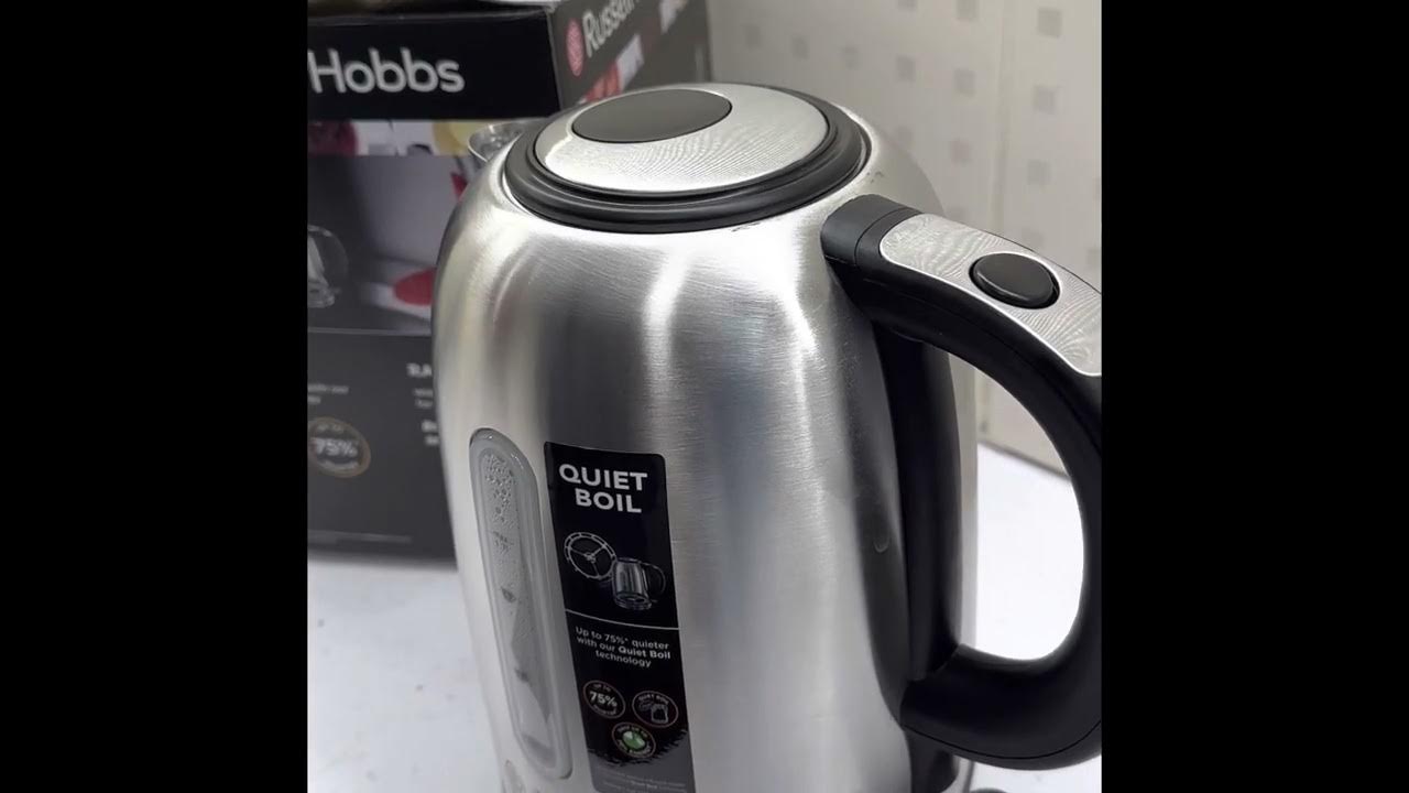 Russell Hobbs Buckingham quiet boil kettle Review 20460 1.7l. YouTube
