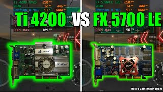GeForce4 Ti 4200 vs GeForce FX 5700 LE Test In 13 Games (Capture Card)