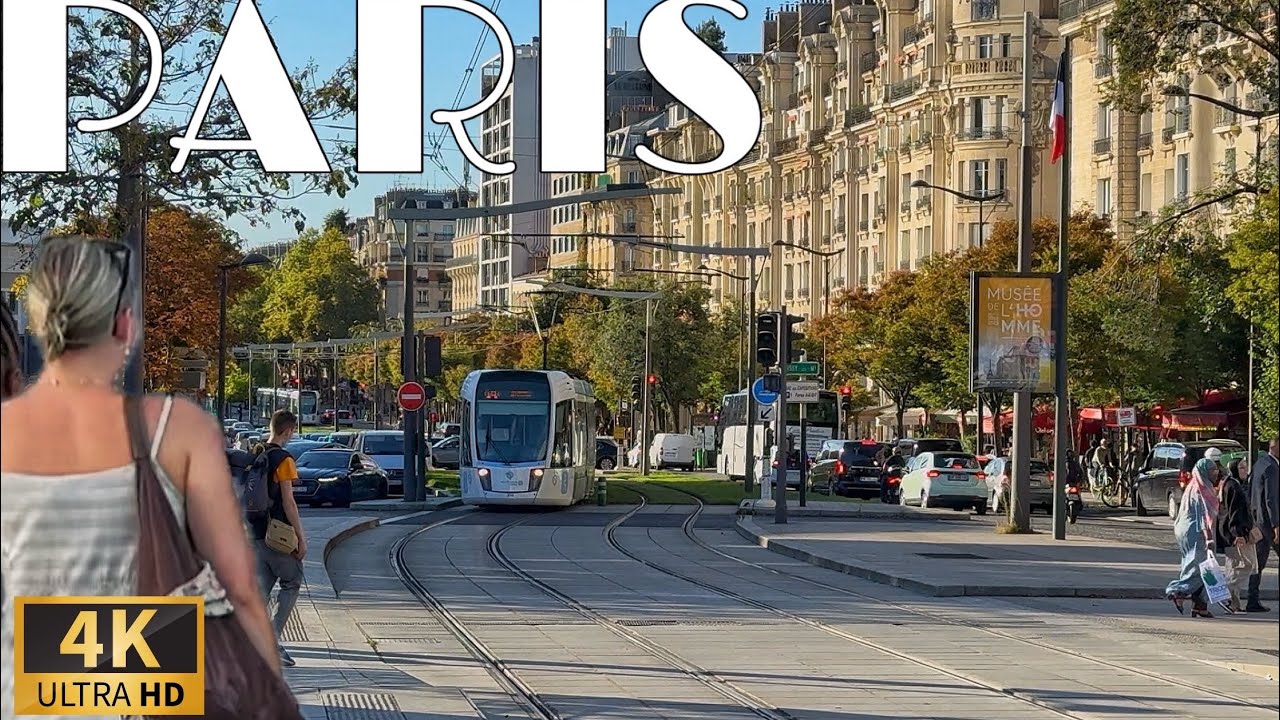 [🇫🇷Paris France 4K 120FPS Walking Tour] Paris Tram Tour 18/SEPTEMBER/2025