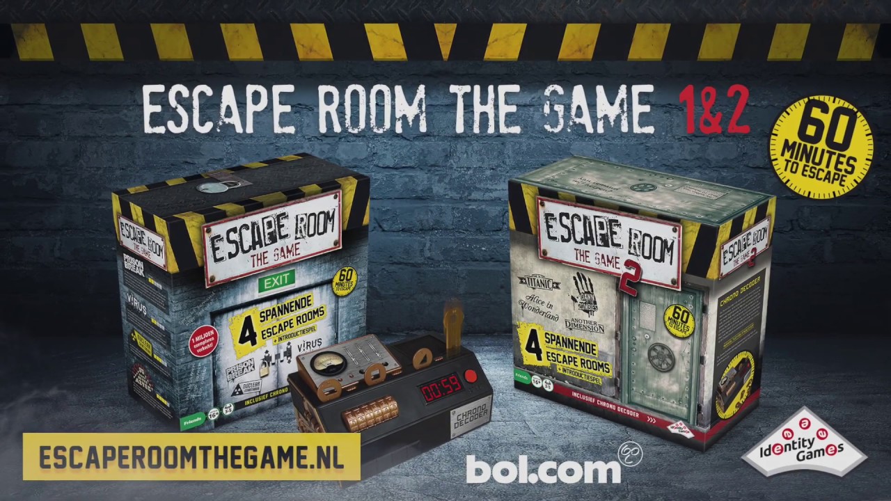 Klas Compatibel met Geweldig Escape Room The Game: Basisspel 1 & 2 | Identity Games - YouTube