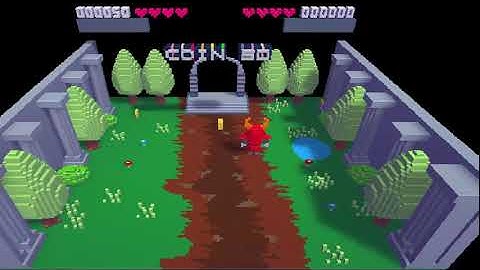 SOULS OF ELEMENTS VOXATRON Fantasy Virtual Console Lexaloffle Games www lexaloffle com