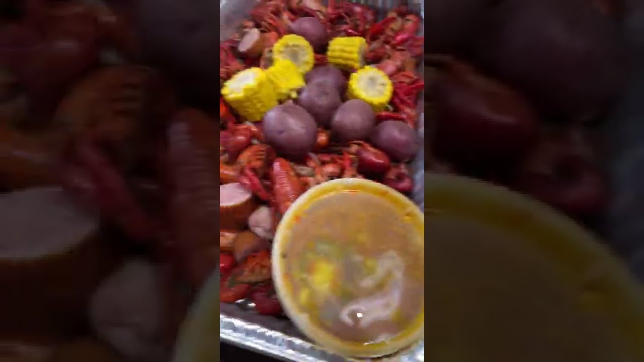 I tried to convince my parents that I cooked this cajun seafood