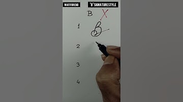 Alphabet "B" Signature design| #calligraphy #shorts #short #shortvideo