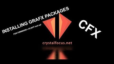 Installing a Crystal Focus 10 (CFX) lightsaber GraFx package - firmware v10.007F and up!