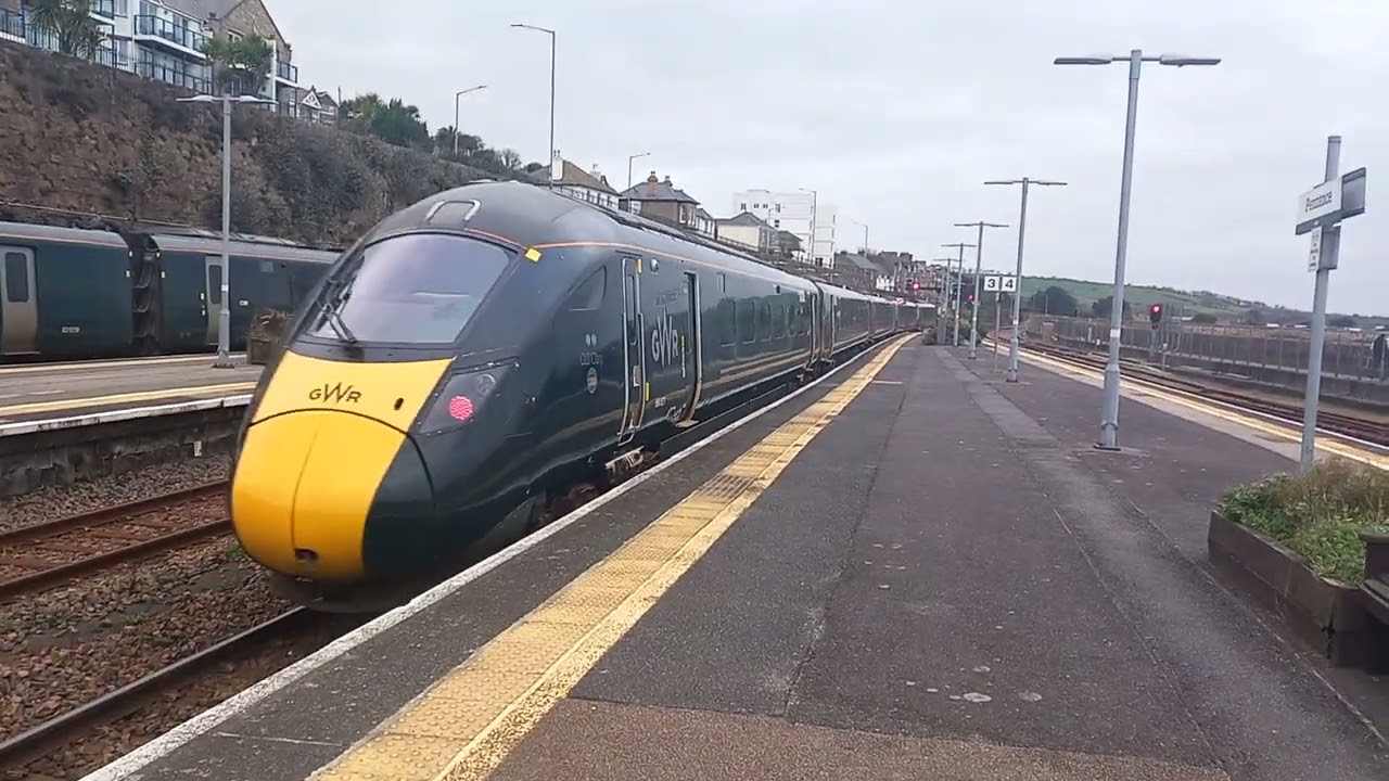 Class 800 GWR Service Departing Penzance 