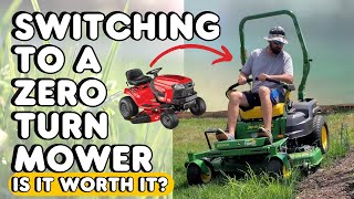 ZERO TURN MOWER John Deere Z530M  Review & Walkaround  Is It Worth It?  Riding Mower Vs Zero Turn