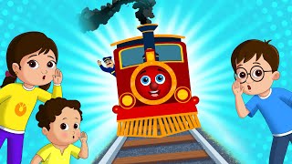 Chuk Chuk Rail Gadi - Train Song | Hindi Rhymes for Children | FunForKidsTV Hindi Rhymes