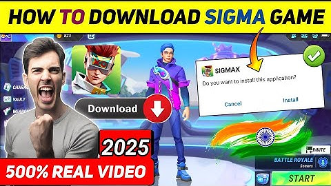 HOW TO DOWNLOAD SIGMAX GAME 😍 || SIGMAX GAME || BIG UPDATE || 2025 || New Game Sigmax 2025 EPISODE 2