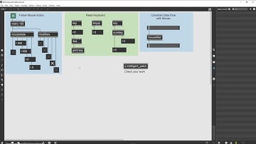 Max Tutorials Basic Tutorial 8 Keyboard and Mouse Input |  Your First Steps into the World of Max
