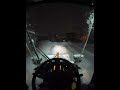 夜の除雪作業