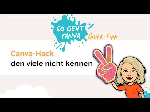 Canva Tutorial: Ändere alle Farben in deinem Design mit einem Klick ab (#short)