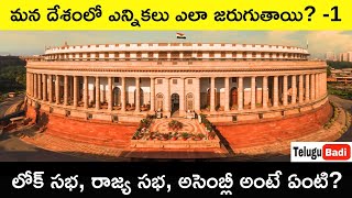 Indian Elections Explained in Telugu | How does the Indian Election System Work | Part 1 Telugu Badi