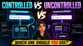 #15 Controlled vs uncontrolled components #react#webdevelopment 