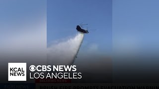 Firefighters battling brush fire in Costa Mesa