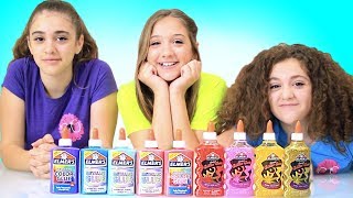 EXTREME 3 COLOR SLIME CHALLENGE - CRAFTYGIRLS