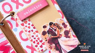 Part 1 Valentine Scrapbook making tutorial -  #valentinescrapbook #specialgifts #lovealbum #diy