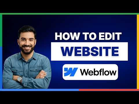 How to edit website in Webflow[LATEST GUIDE]