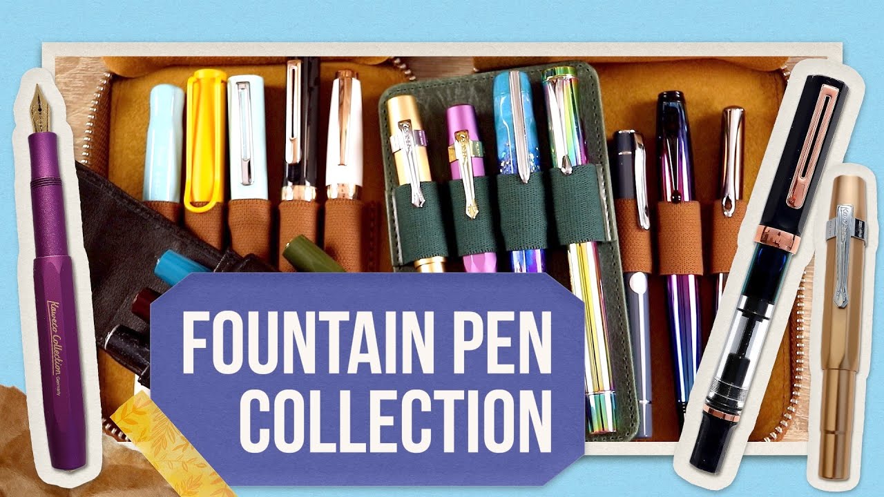 My Fountain Pen Collection! (TWSBI, Kaweco, Pilot, LAMY, and more)