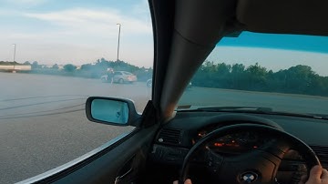 E46 welded diff drifting POV (my first welded diff experience)