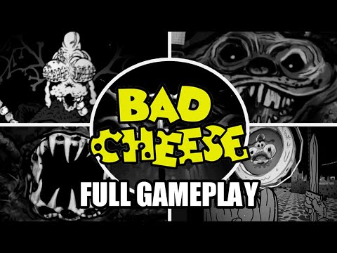 Bad Cheese: Full Game Walkthrough (cartoon Horror Game)