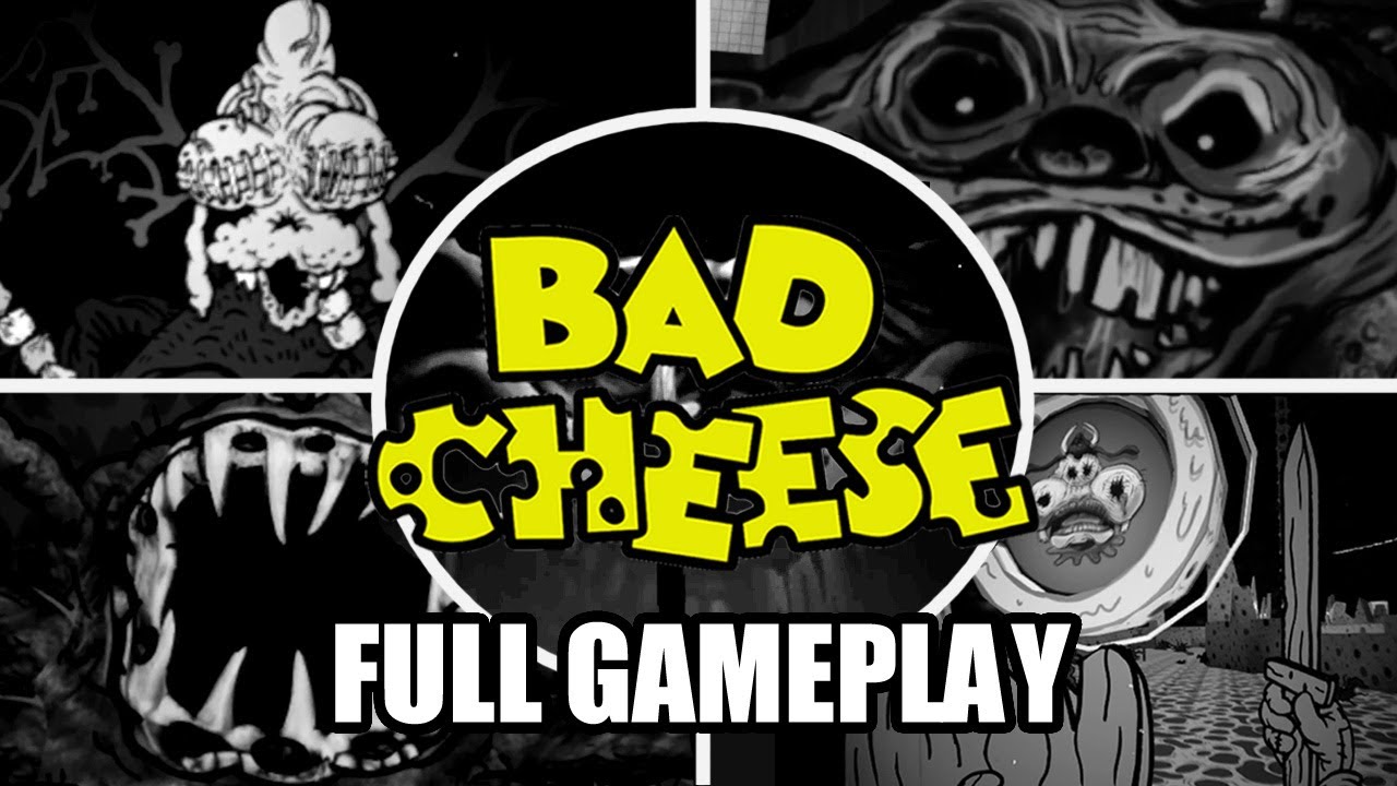 BAD CHEESE: Full Game Walkthrough (Cartoon Horror Game)