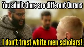 Different Qurans Debate Longer Ft. Chris M. Hijab Speakers Corner Debate