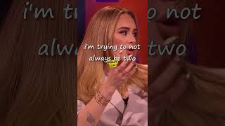 Adele tryna balance her life #adele #GrahamNortonShow