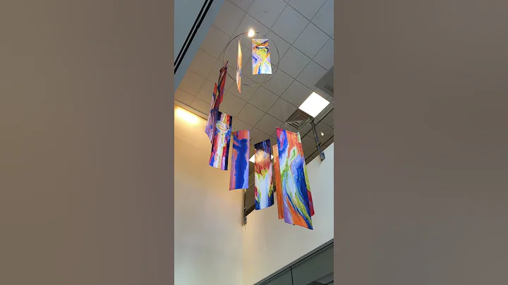 Juanita Yoder, "Jacob's Ladder" mobile for New Bru...