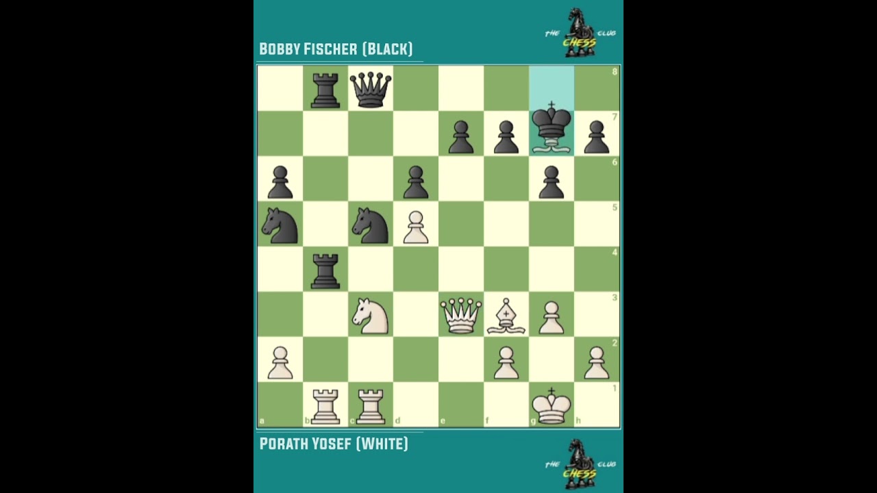 Porath Yosef vs Bobby Fischer ◉ It Chess Open | Nethanya - Israel, 1968.