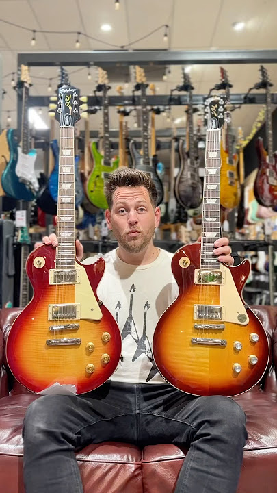 Can you hear the difference? Cheap VS Expensive Les Paul #lespaul #gibson #epiphone #whichisbetter