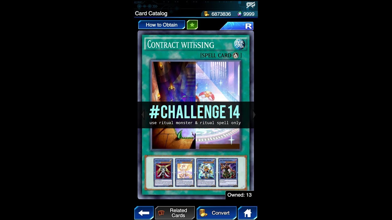 Yugioh Duel Links - Use only Ritual Monsters & Ritual Spell 