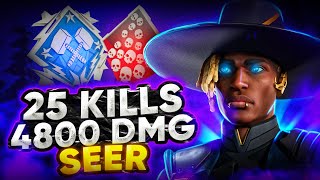 : -273! 25 KILLS & 4800 DAMAGE ON SEER !      apex legends