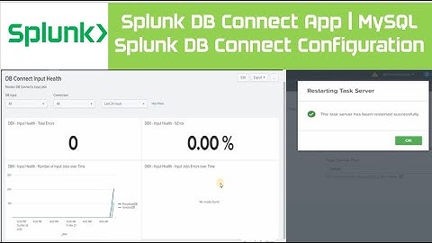 Splunk DB Connect App | MySQL Splunk DB Connect Configuration