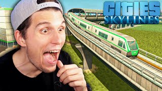 Ich BAUE eine (funktionierende) U-BAHN | Cities: Skyline screenshot 4