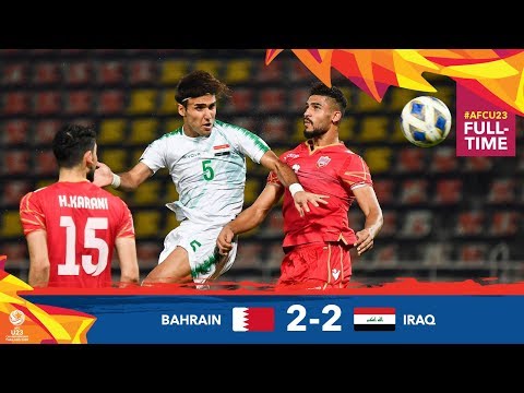 #AFCU23 : M09 BAHRAIN 2-2 IRAQ : HIGHLIGHTS
