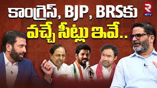 Prashant Kishor Comments On Telangana MP Elections | కాంగ్రెస్‌, BJP, BRSకు వచ్చే సీట్లు ఇవే | RTV