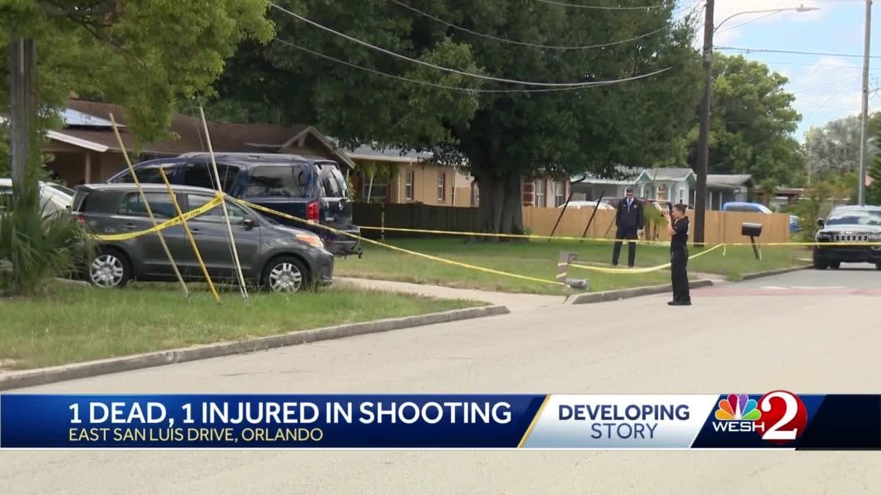 1 man killed, 1 man injured in Orlando shooting - YouTube