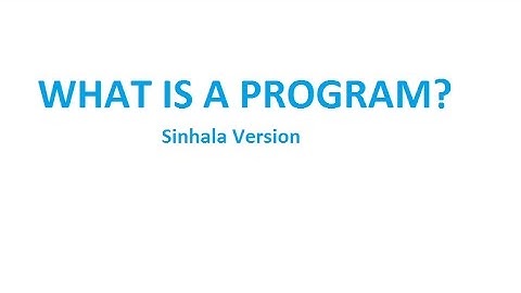 Arduino/PIC Sinhala Tutorial (SLIR)