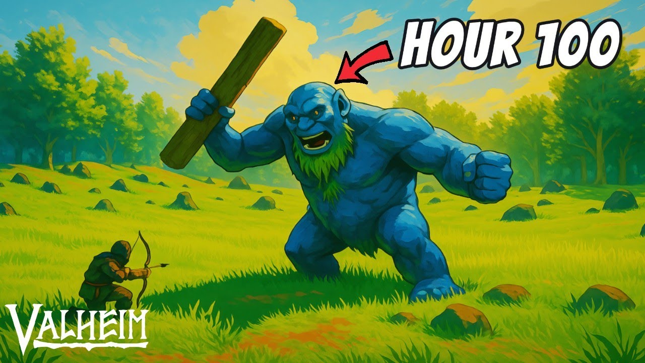 100 Hours of Hardcore Valheim, no portals, no map...