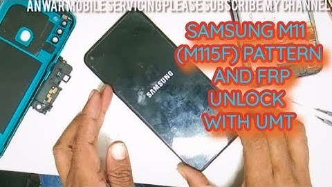 SAMSUNG M11 (M115F) PATTERN AND FRP UNLOCK WITH UMT QcFire TOOL... EDL POINT