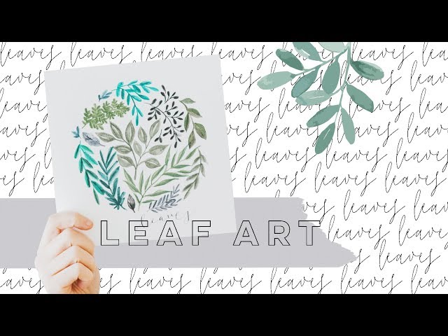 Watercolor Pencils for Beginners: Leaf Art