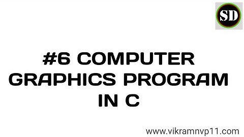 #6 computer graphics programming in c