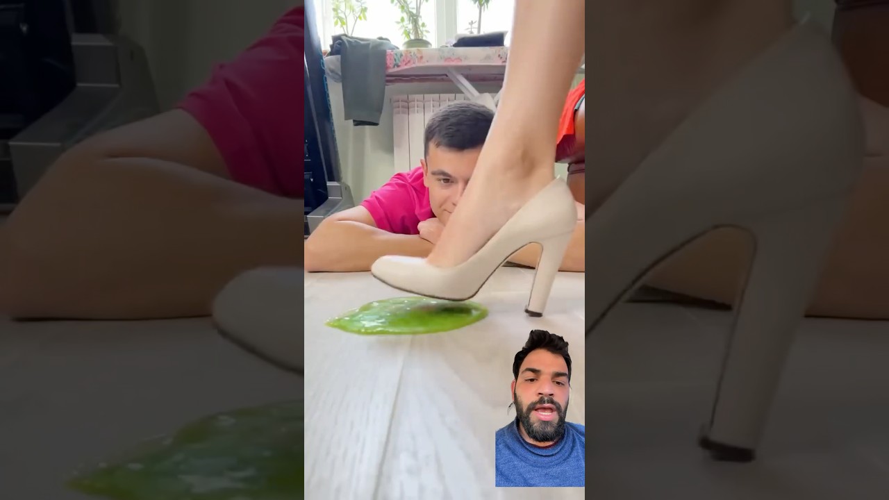 High heels 👠 and slime crushing 