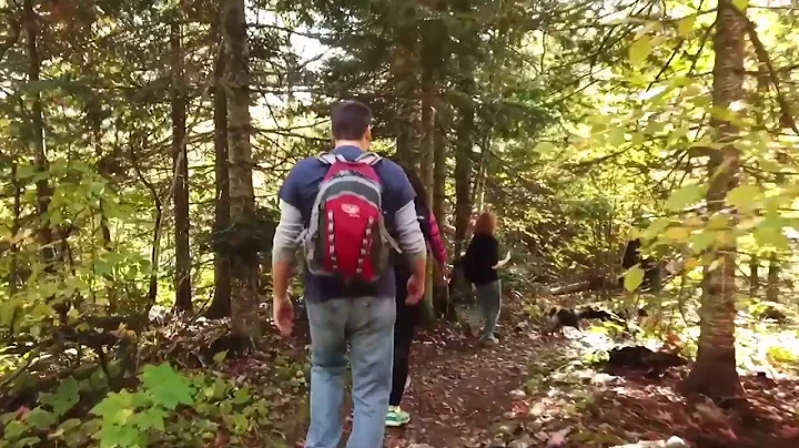 Hiking Carlton Peak, Superior Hiking Trail Minnesota