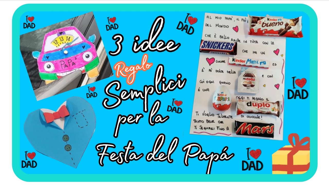 Idee lavoretti semplici per la festa del papà ❤️ #tutorial #craft #diy 