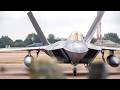 F-22A Raptors | Epic Departures from RAF Fairford